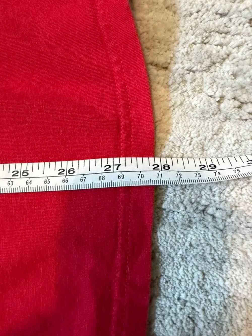 Everlane Red Tshirt Mens XXL Size E7 (Everlane Everyone Collection) - Picture 6 of 6